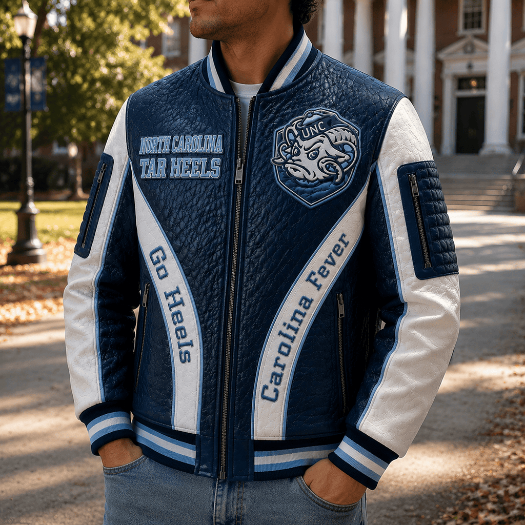 Premium UNC Leather Zipper Jacket PVNA