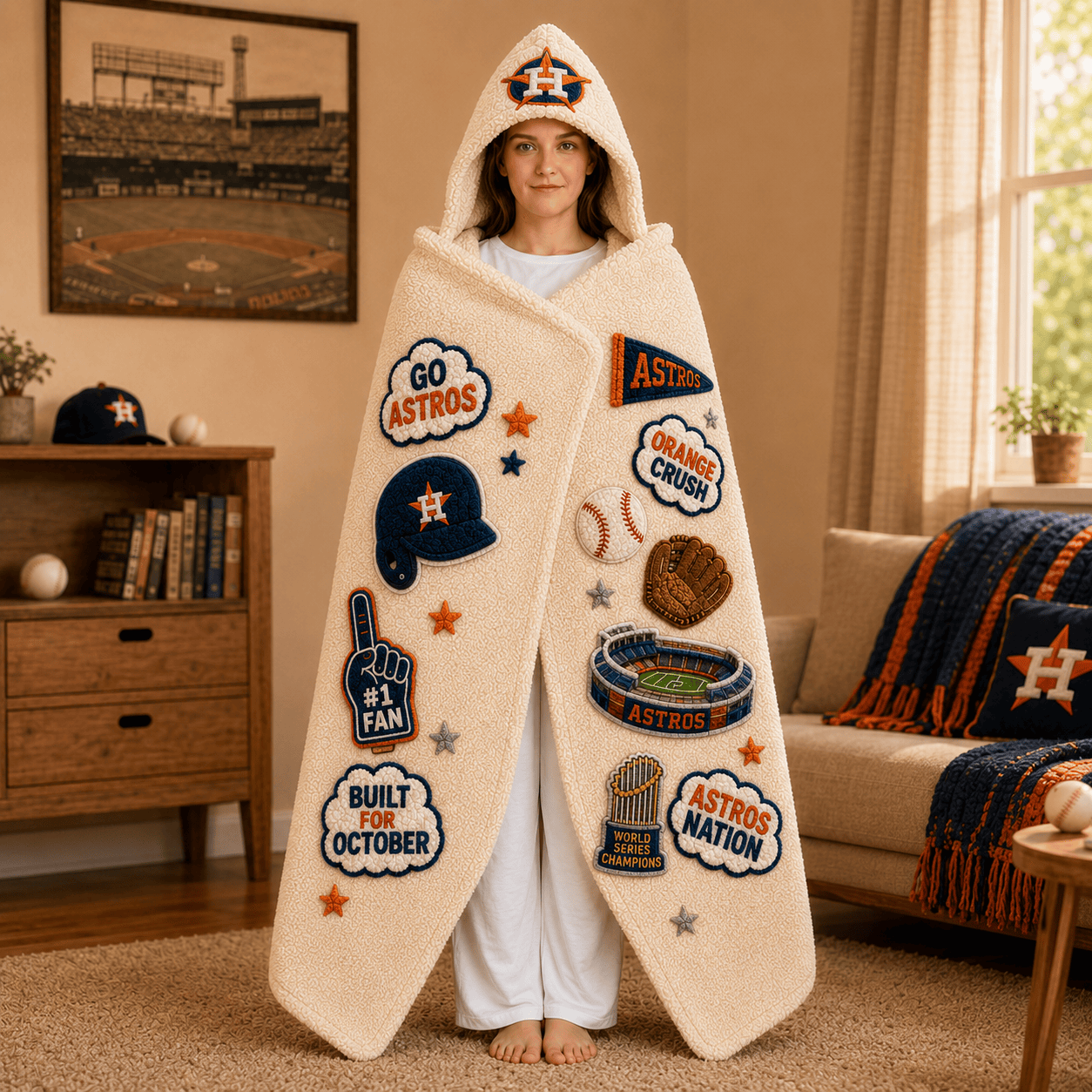 Premium HTA Hooded Blanket BMD