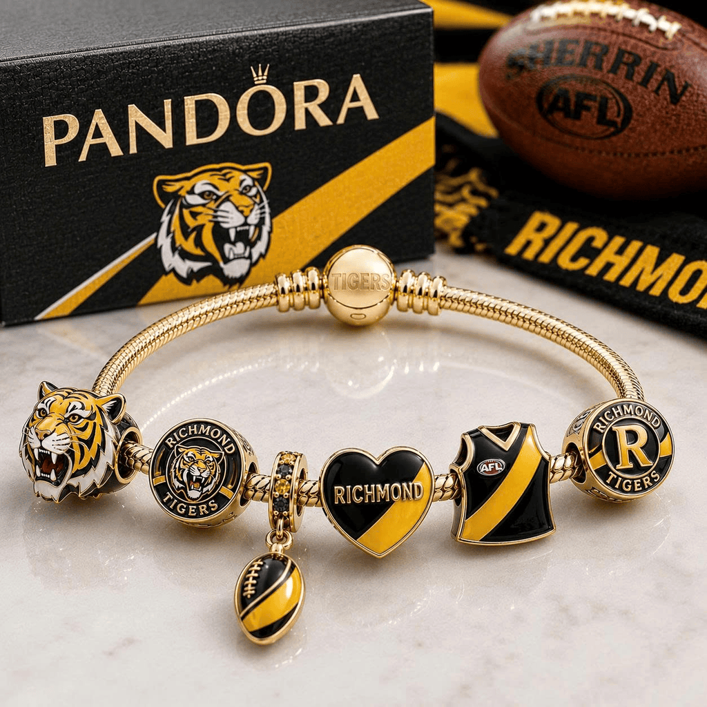 RIC Gold Charm Bracelet Set VTH